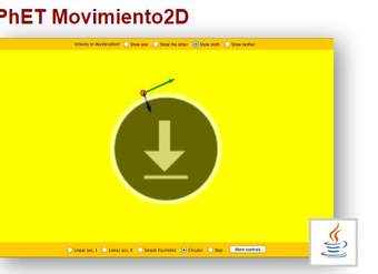 PhET Movimiento 2D PhET Movimiento 2D