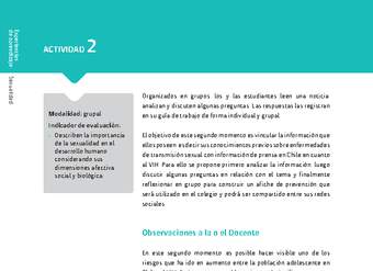 Sugerencia para el profesor: Actividad 2. Métodos de control de la natalidad y autocuidado Sugerencia para el profesor: Actividad 2. Métodos de control de la natalidad y autocuidado