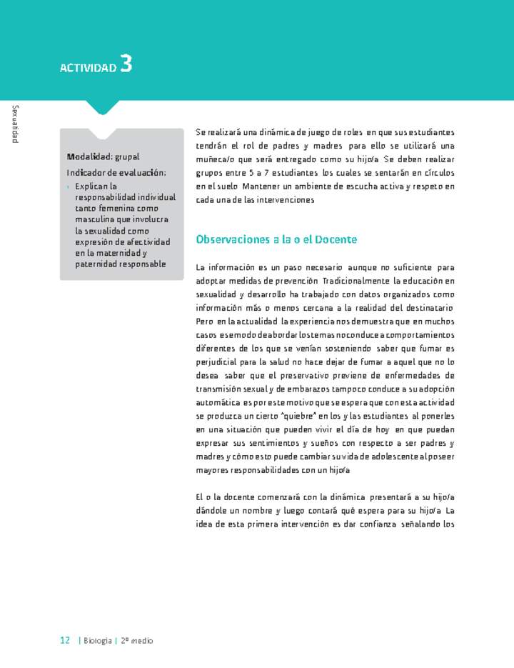 Sugerencia para el profesor: Actividad 3. Enfermedades de transmisión sexual Sugerencia para el profesor: Actividad 3. Enfermedades de transmisión sexual