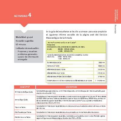 Sugerencia para el profesor: Actividad 4 Sugerencia para el profesor: Actividad 4