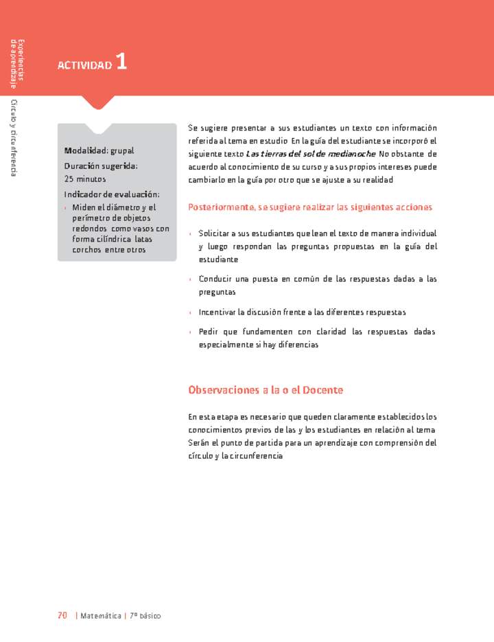 Sugerencia para el profesor: Actividad 1 Sugerencia para el profesor: Actividad 1