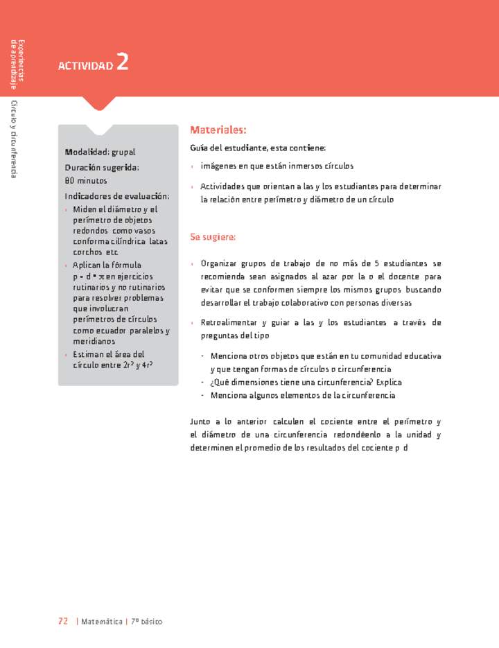 Sugerencia para el profesor: Actividad 2 Sugerencia para el profesor: Actividad 2