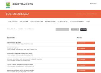 SITIO BIBLIOTECA DIGITAL INIA SUSTENTABILIDAD SITIO BIBLIOTECA DIGITAL INIA SUSTENTABILIDAD