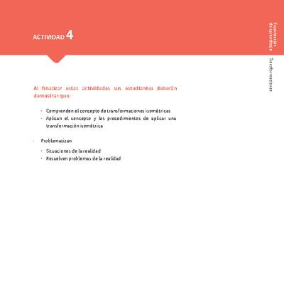 Sugerencia para el profesor: Actividad 4 Sugerencia para el profesor: Actividad 4