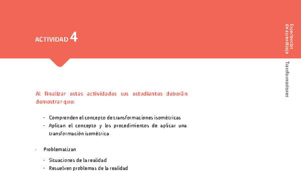 Sugerencia para el profesor: Actividad 4 Sugerencia para el profesor: Actividad 4