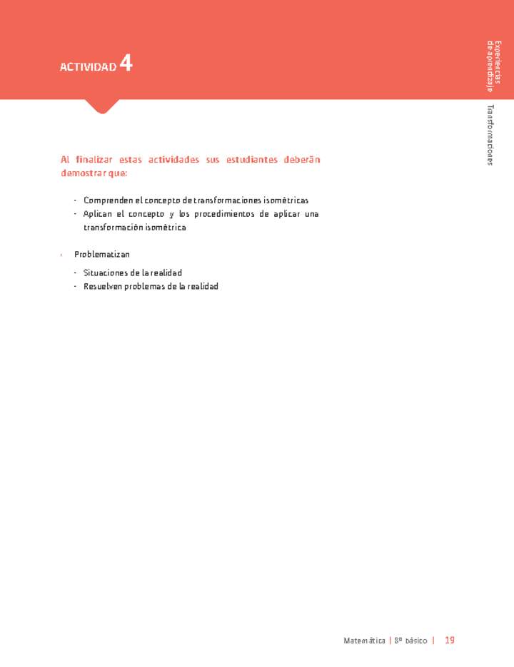 Sugerencia para el profesor: Actividad 4 Sugerencia para el profesor: Actividad 4