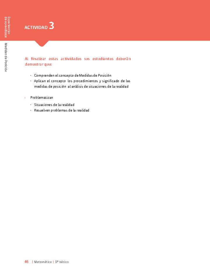 Sugerencia para el profesor: Actividad 3 Sugerencia para el profesor: Actividad 3