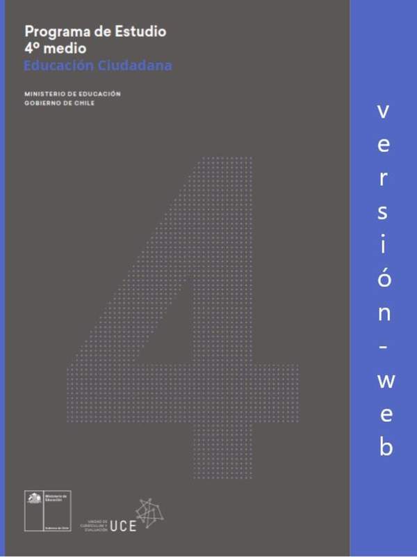 Programa de Educación ciudadana para 4° medio Formación General
