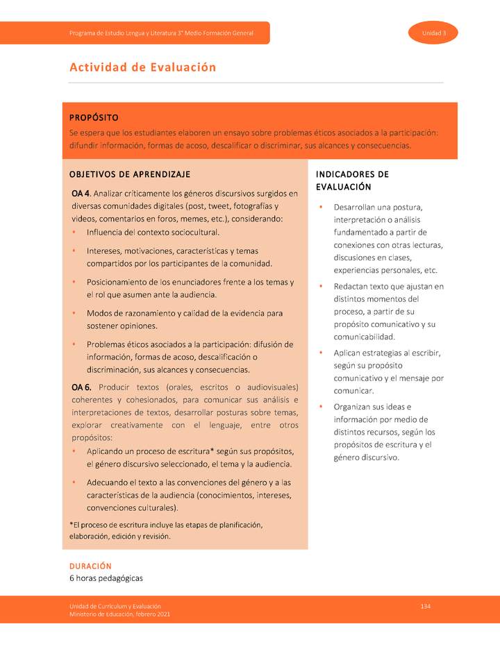 Actividad de Evaluación