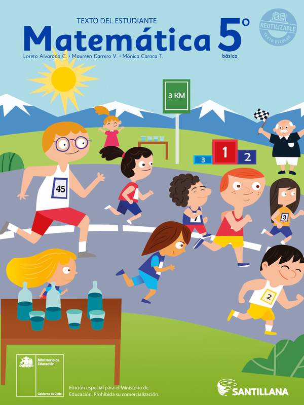 Matemática 5º Básico, Texto del estudiante - Fragmento de muestra