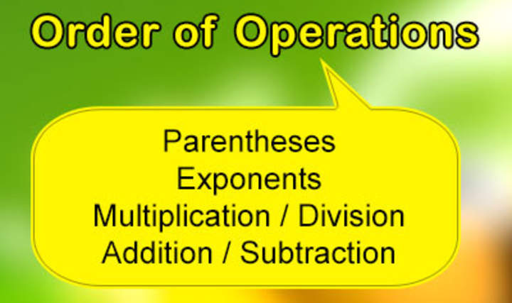 Introducción al orden de operaciones