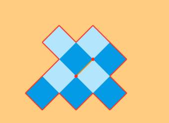 Teselaciones: cuadrados de teselado