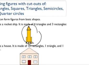 Descripción general de la formación de figuras con recortes