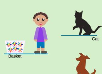 Sumar y restar (números hasta 20) - Problemas verbales: juguetes para mascotas Sumar y restar (números hasta 20) - Problemas verbales: juguetes para mascotas