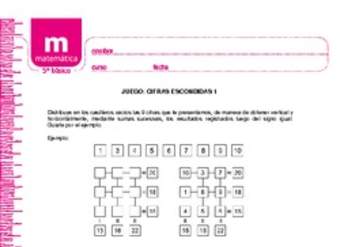 Juego: cifras escondidas 1