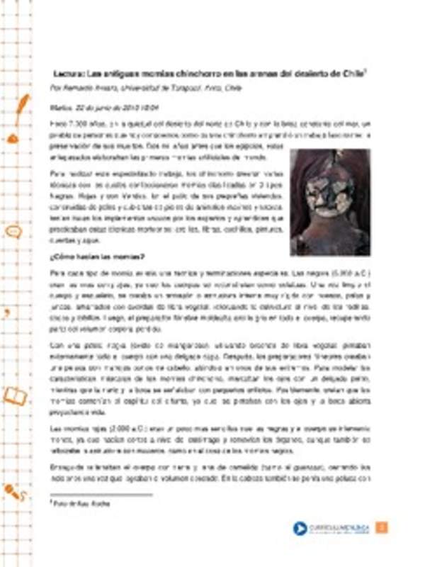 Las antiguas momias Chinchorro en las arenas del desierto de Chile