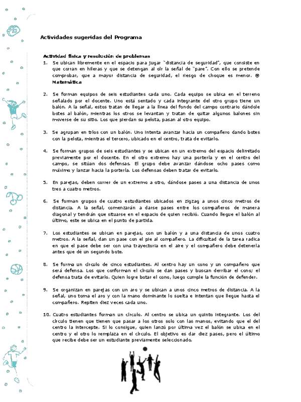 Actividades sugeridas Unidad 2