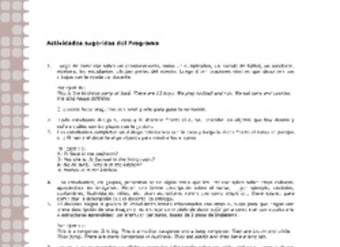 Actividades sugeridas Unidad 2