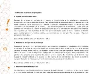 Actividades sugeridas Unidad 1