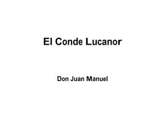 Libro del conde Lucanor