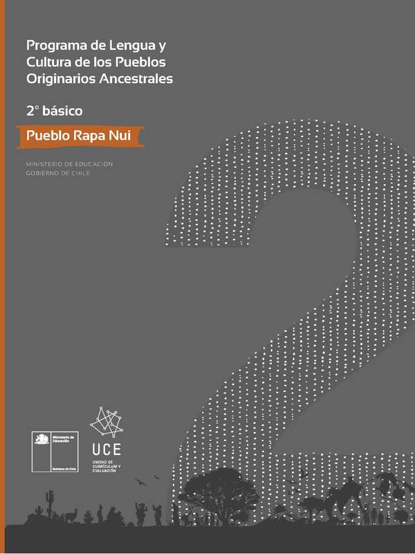 Programa de Lengua y cultura de los pueblos originarios ancestrales 2º básico: Pueblo Rapa Nui