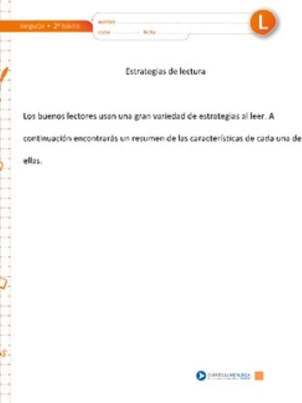 Estrategias de lectura