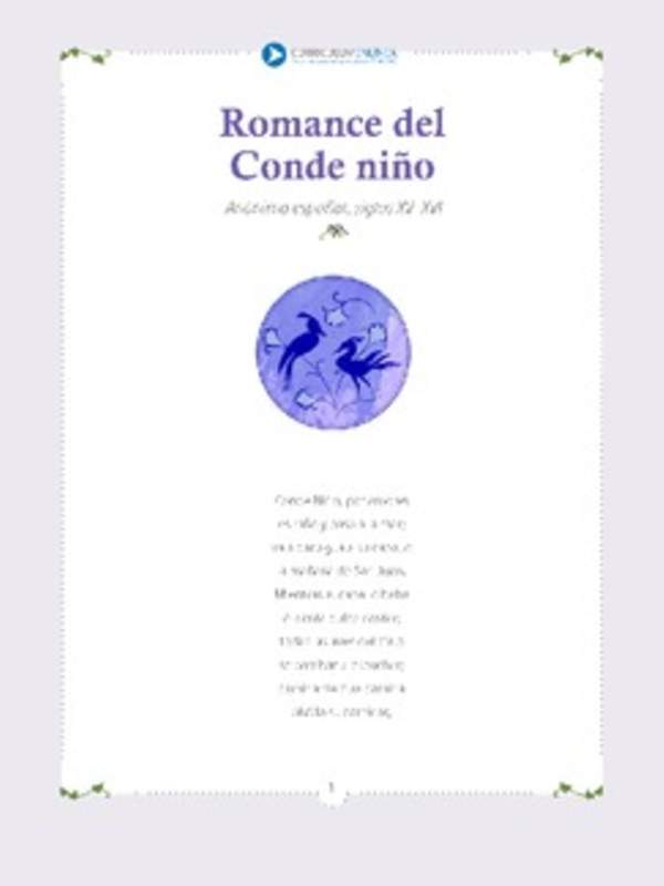 Romance del conde niño