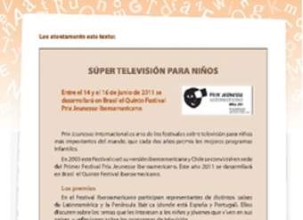 Vocabulario Súper T.V