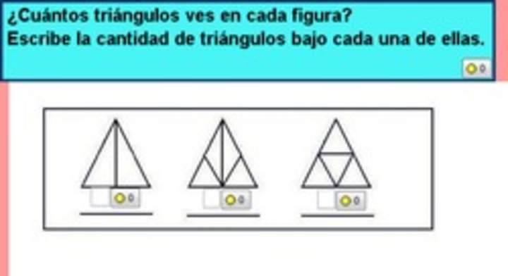 Número de triángulos en figuras (II)