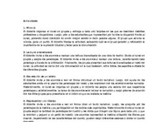 Actividades sugeridas Unidad 4