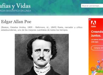 Biografías y vidas: Edgar Allan Poe
