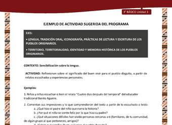 01-Actividad Sugerida LC03 DIA-U03-LS03;LS05;OA08-Reflexionan sobre el significado del buen vivir para el pueblo diaguita, a partir de relatos escuchados y experiencias personales. 01-Actividad Sugerida LC03 DIA-U03-LS03;LS05;OA08-Reflexionan sobre el significado del buen vivir para el pueblo diaguita, a partir de relatos escuchados y experiencias personales.