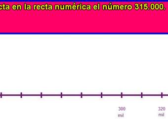 Ubicar número en la recta numérica (IX)