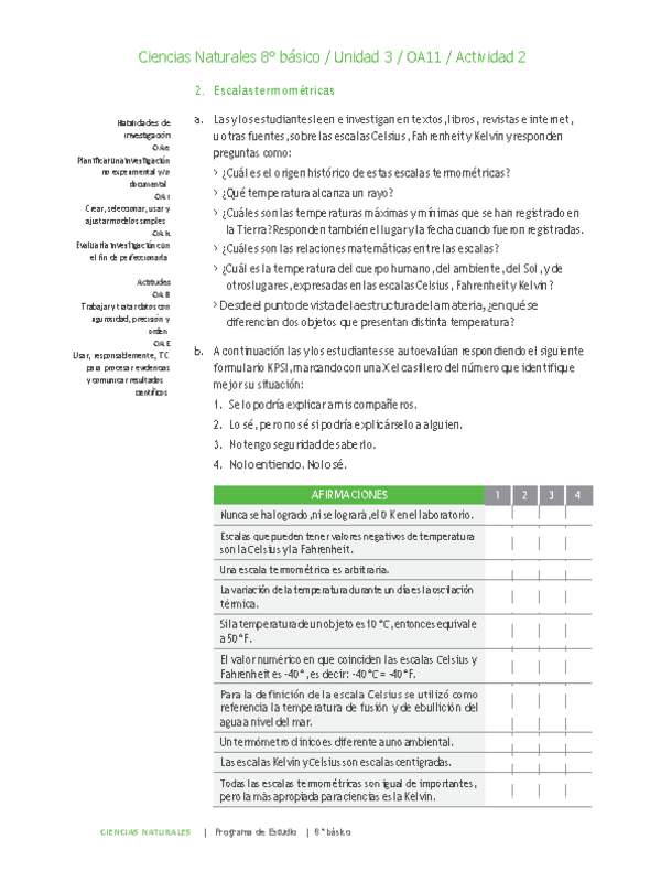 Ciencias Naturales 8° básico-Unidad 3-OA11-Actividad 2