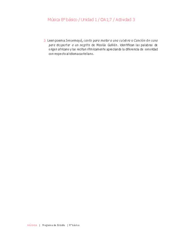 Música 8° básico-Unidad 1-OA1;7-Actividad 3