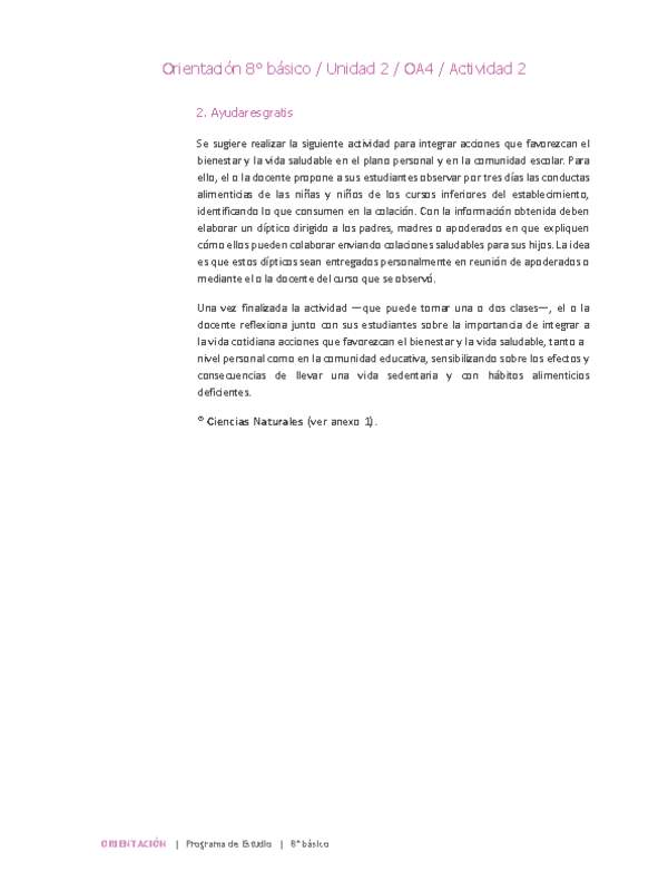 Orientación 8° básico-Unidad 2-OA4-Actividad 2