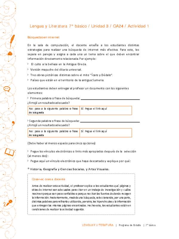 Lengua y Literatura 7° básico-Unidad 3-OA24-Actividad 1