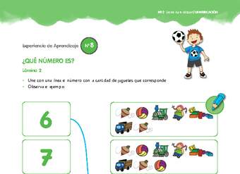 Pensamiento matemático NT2 o Kínder - Actividad 03