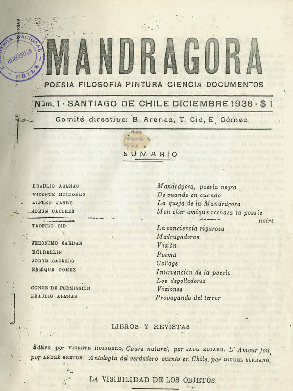 Revista Mandrágora (1938-1941)