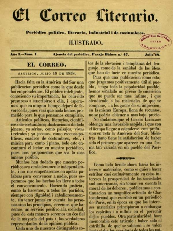 El Correo Literario (1858) (1864-1865) (1867)