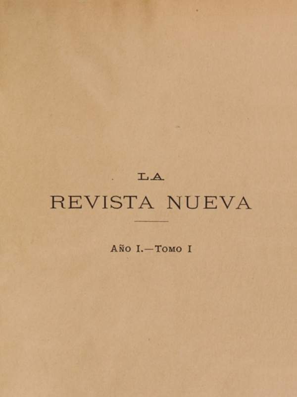 La Revista Nueva (1900-1903)