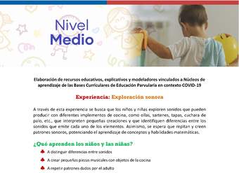 Experiencia educativa: Exploración sonora