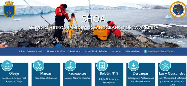 Instituto Hidrográfico de la Armada. (1999). Noticias a los navegantes.