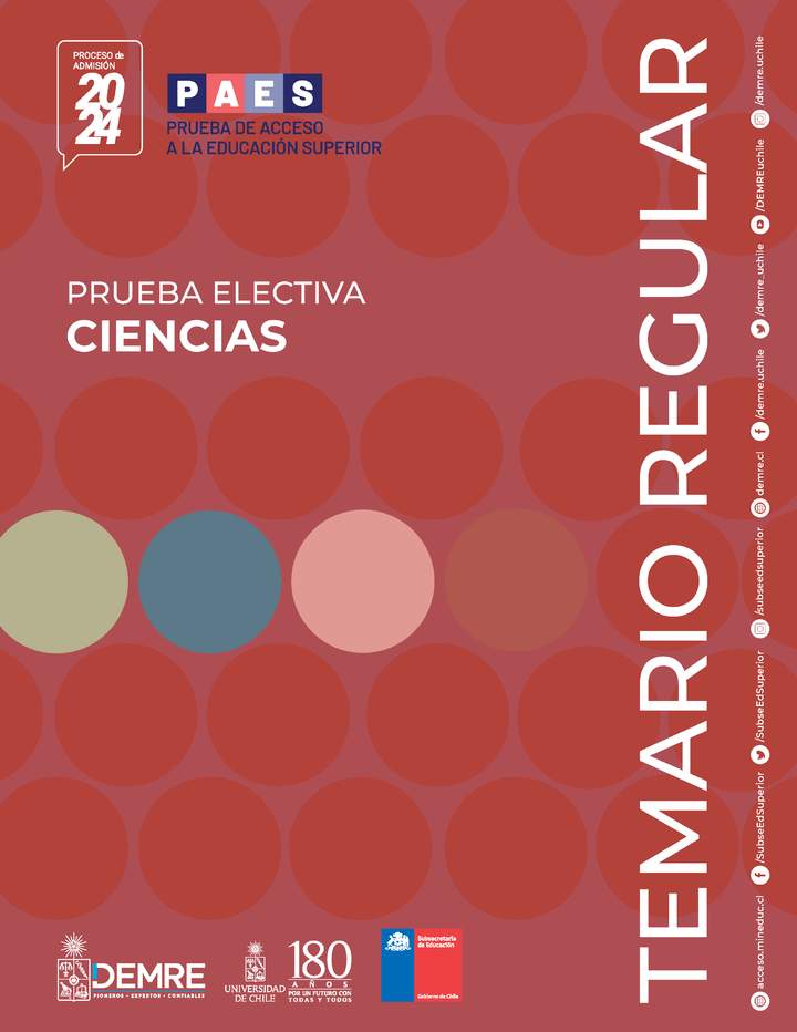 Temario PAES Regular Ciencias