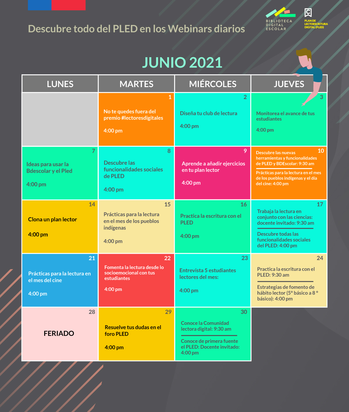 Calendario de webinars