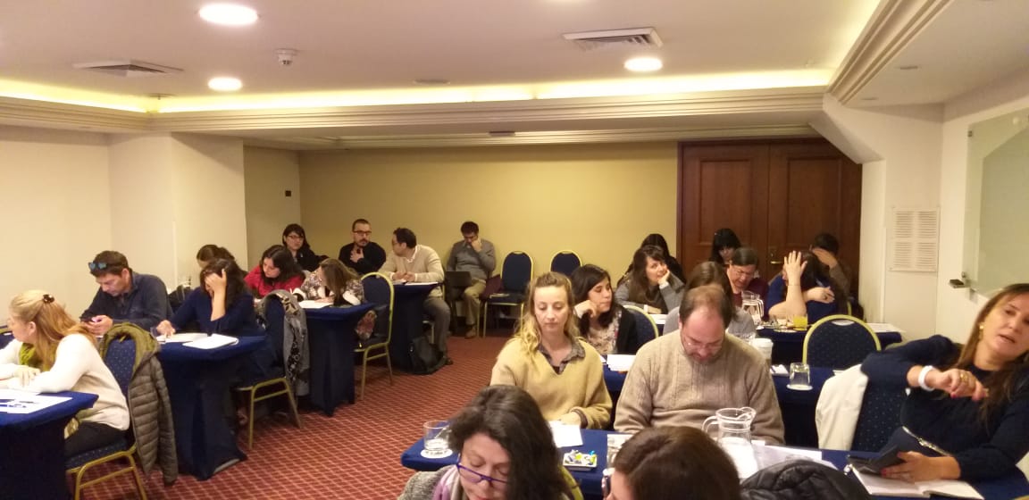 Imagen: Charla de la UCE a editoriales