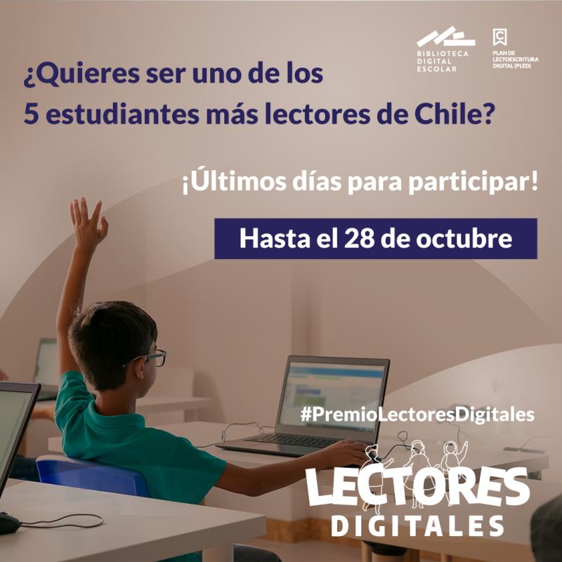 ¡Últimos días para participar del Premio Lectores Digitales!